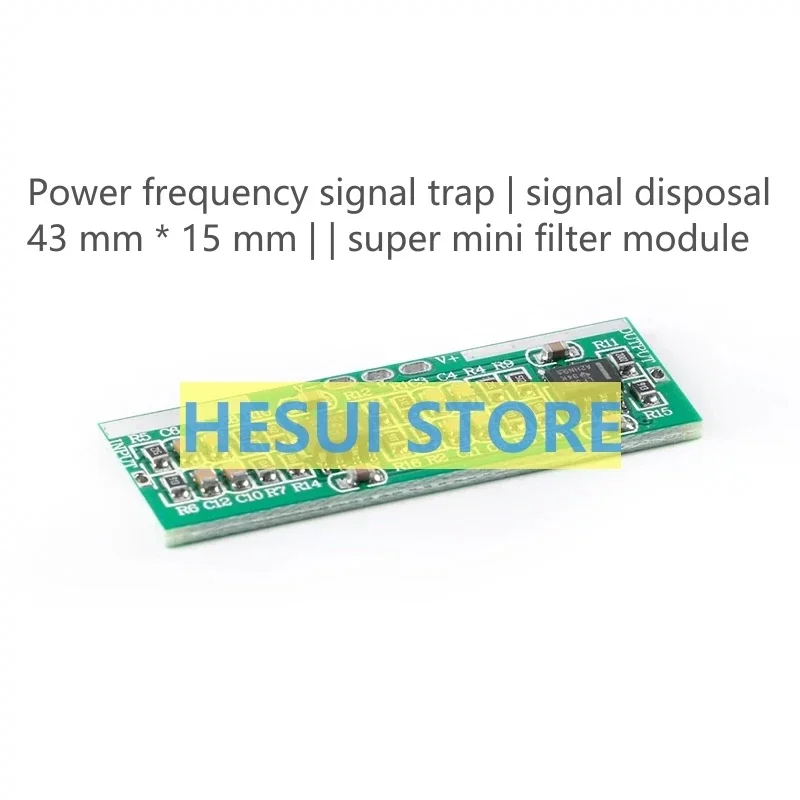 High Q value notch filter module 50Hz notch signal conditioning power frequency signal filtering