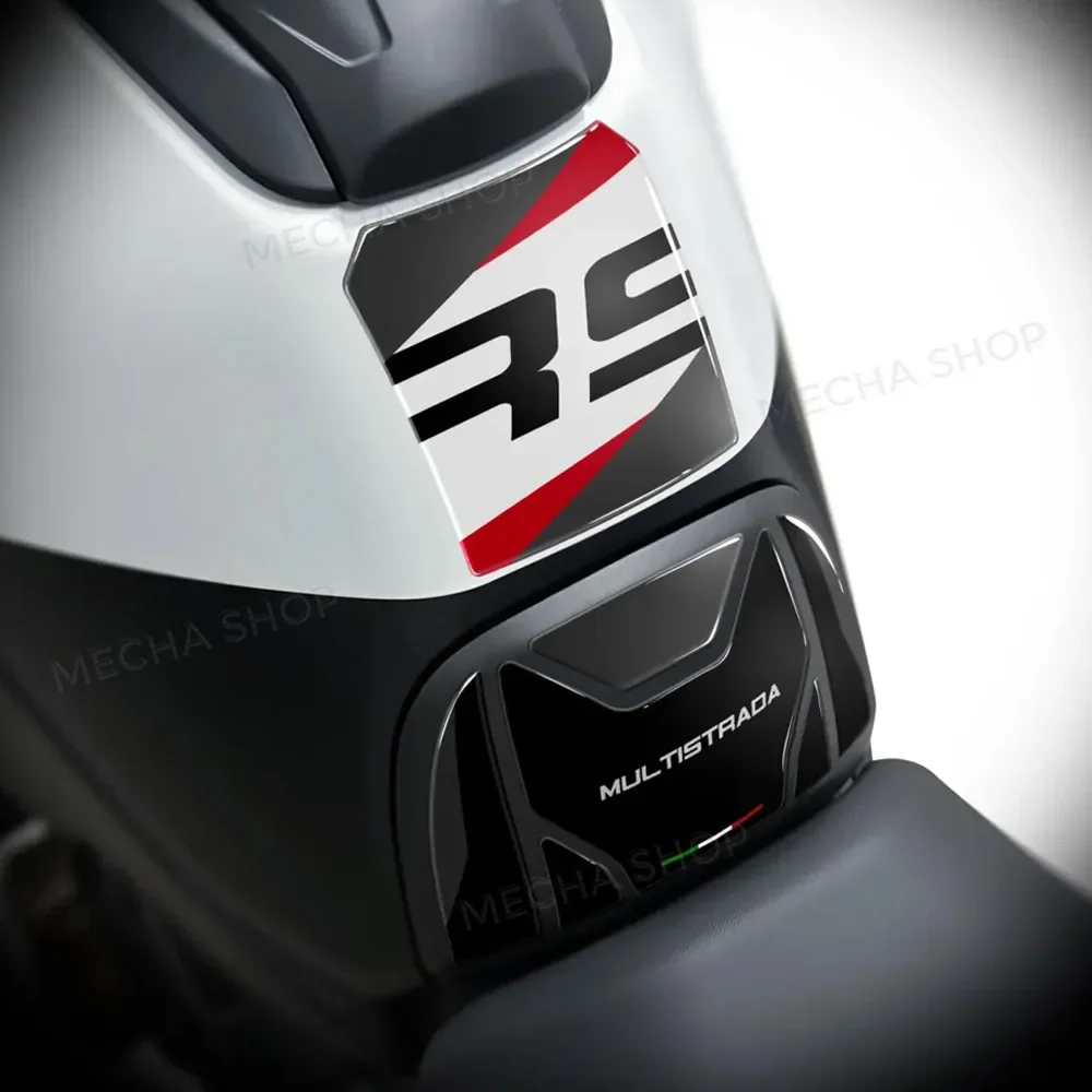3D Resin Sticker Protection Kit Side Tank Pad Protection For Multistrada V4 RS 2026