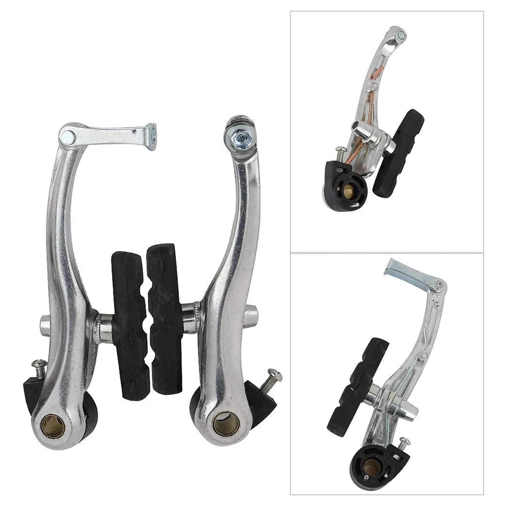 

Dropship-4Pair V Brake Universal Bicycle V Brake Mountain Bike V Brakes Clamp Set With Brake Pads