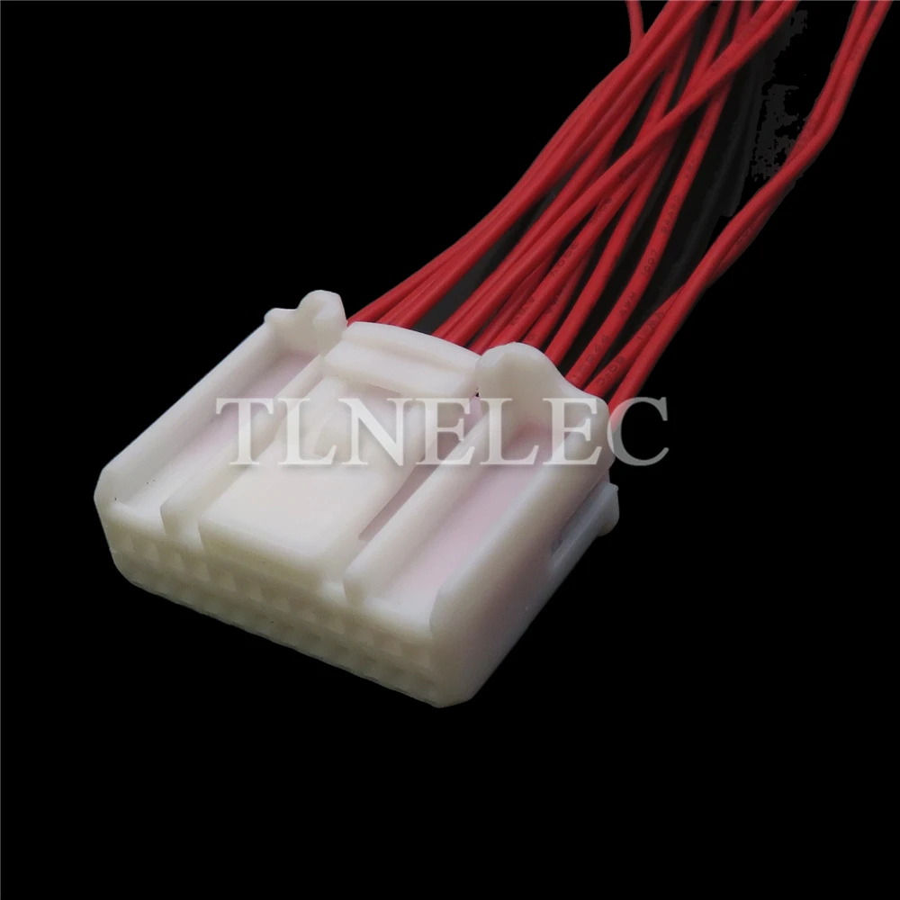 24 Pin Way Auto Rearview Mirror Wiring Cable Socket with Wires Car Small Current Connectors 1473413-1 1318917-1 1376103-1