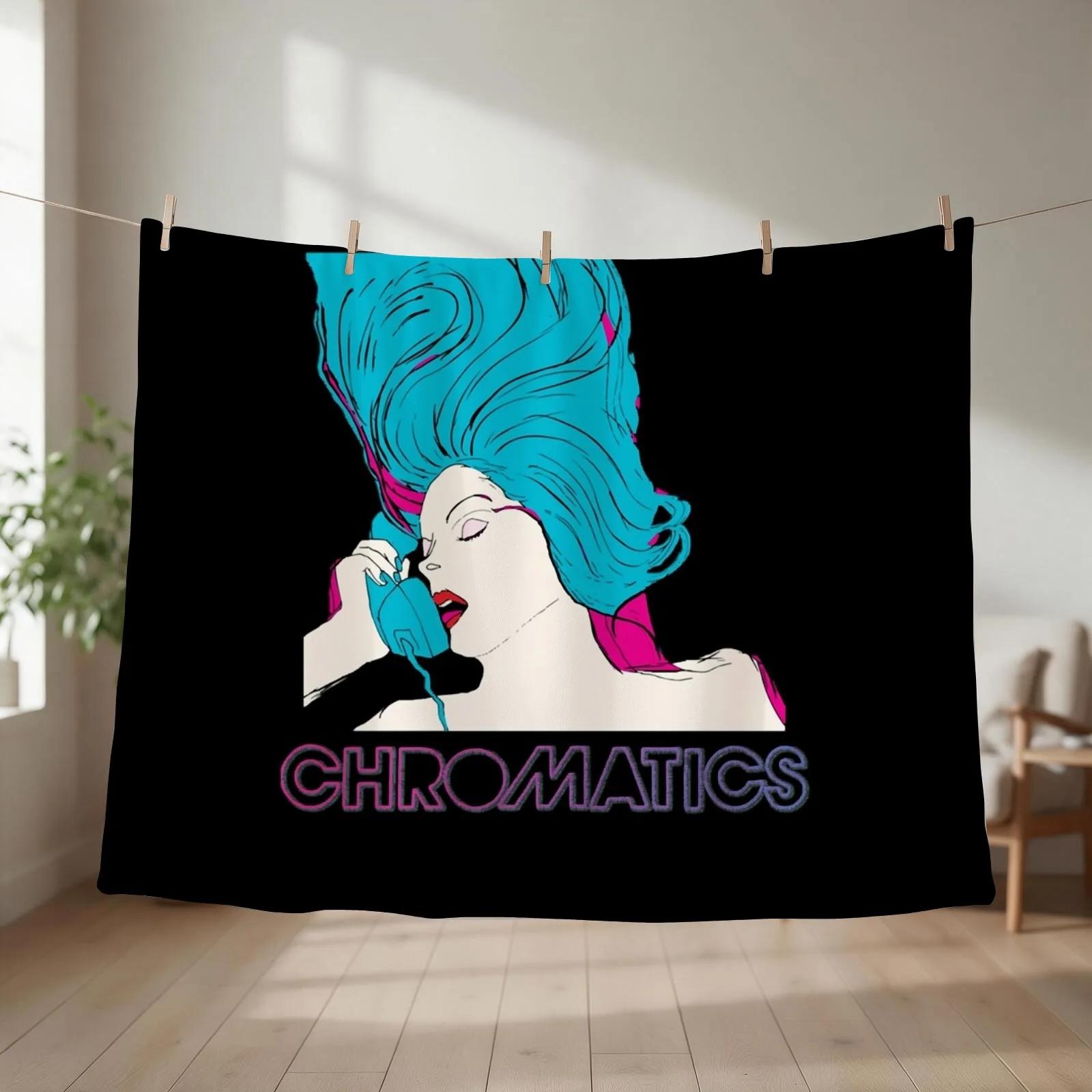 Chromatics - Band logo Classic Essential Throw Blanket Polar Vintage Giant Sofa Hairy Blankets