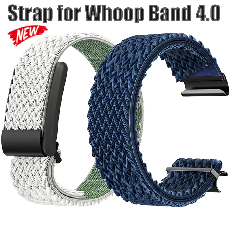 Nylon-Fitnessband, weich, verstellbarer Riemen für Whoop 4.0-Bänder, atmungsaktives Sportarmband für Whoop 4.0-Band