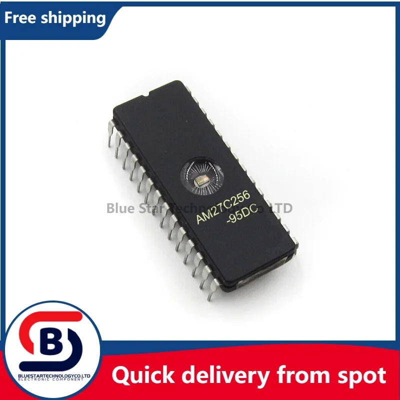 Free Shipping 10-50pcs/lots AM27C256-95DC AM27C256 27C256 CDIP28 Quick spot delivery