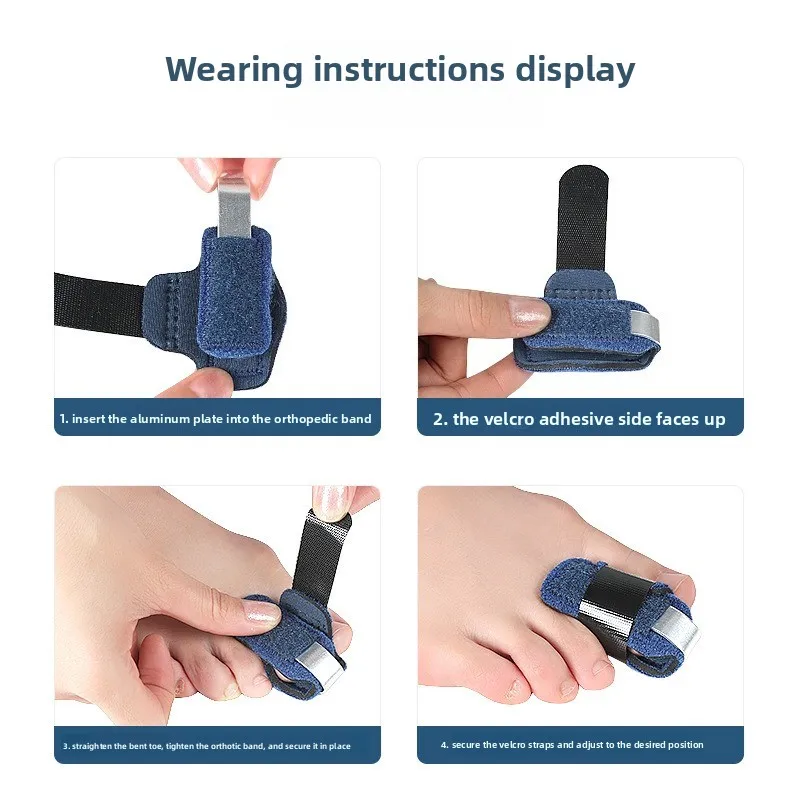

Finger Toe Sprain Dislocation Splint Support Band Thumb Curved Stretch Brace Sports Joint Protection Accessory
