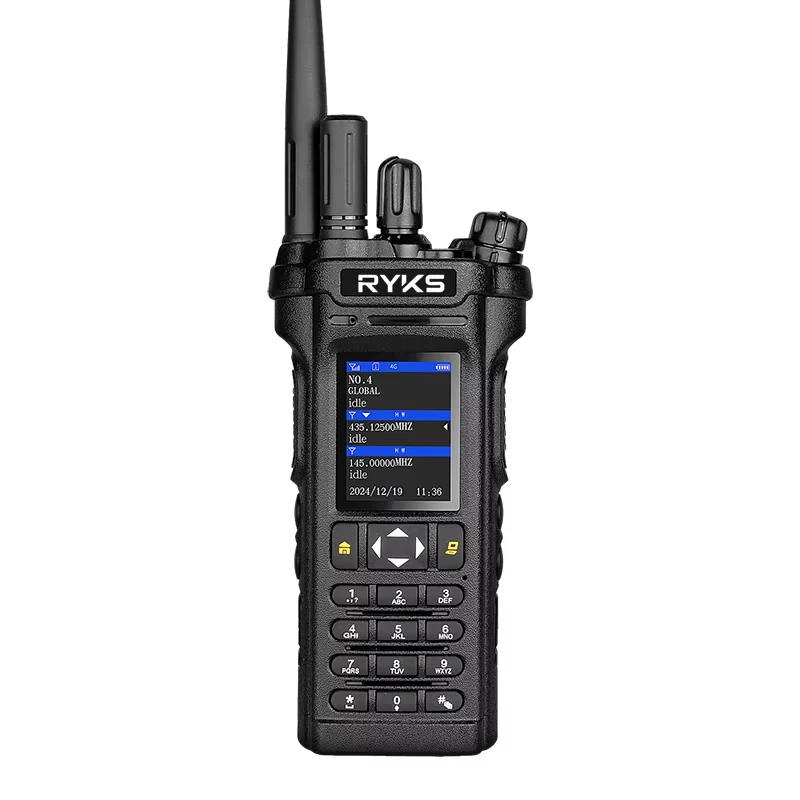 4G Walkie Talkie Long Range 5000Km Poc Radio 199Ch Single Call Group Call Type-C Charger Camping For Global Ptt Walkie 2025