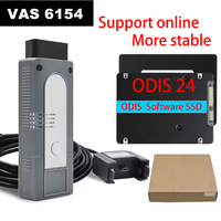 Newest VAS6154  Support  CAN FD DoIP with odis24  Plug and play  no need driver Support  online