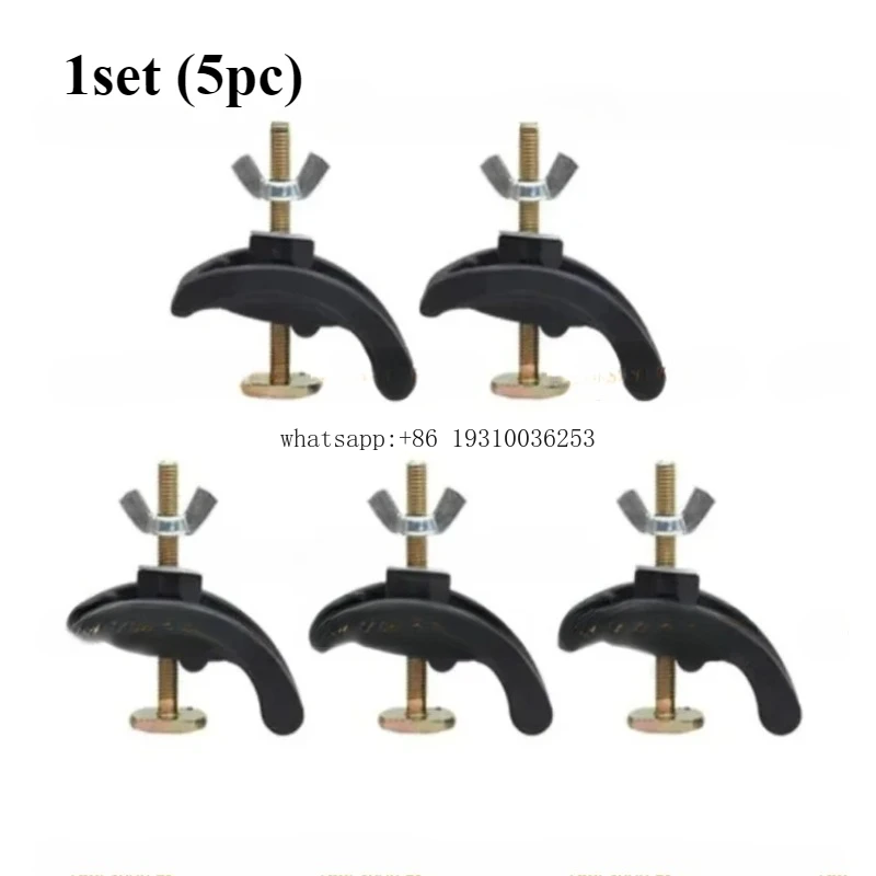 

5Pcs Bow Plate Sets CNC Engraving Machine Parts Pressure Plate Clamp Fixture For T-slot Working Table