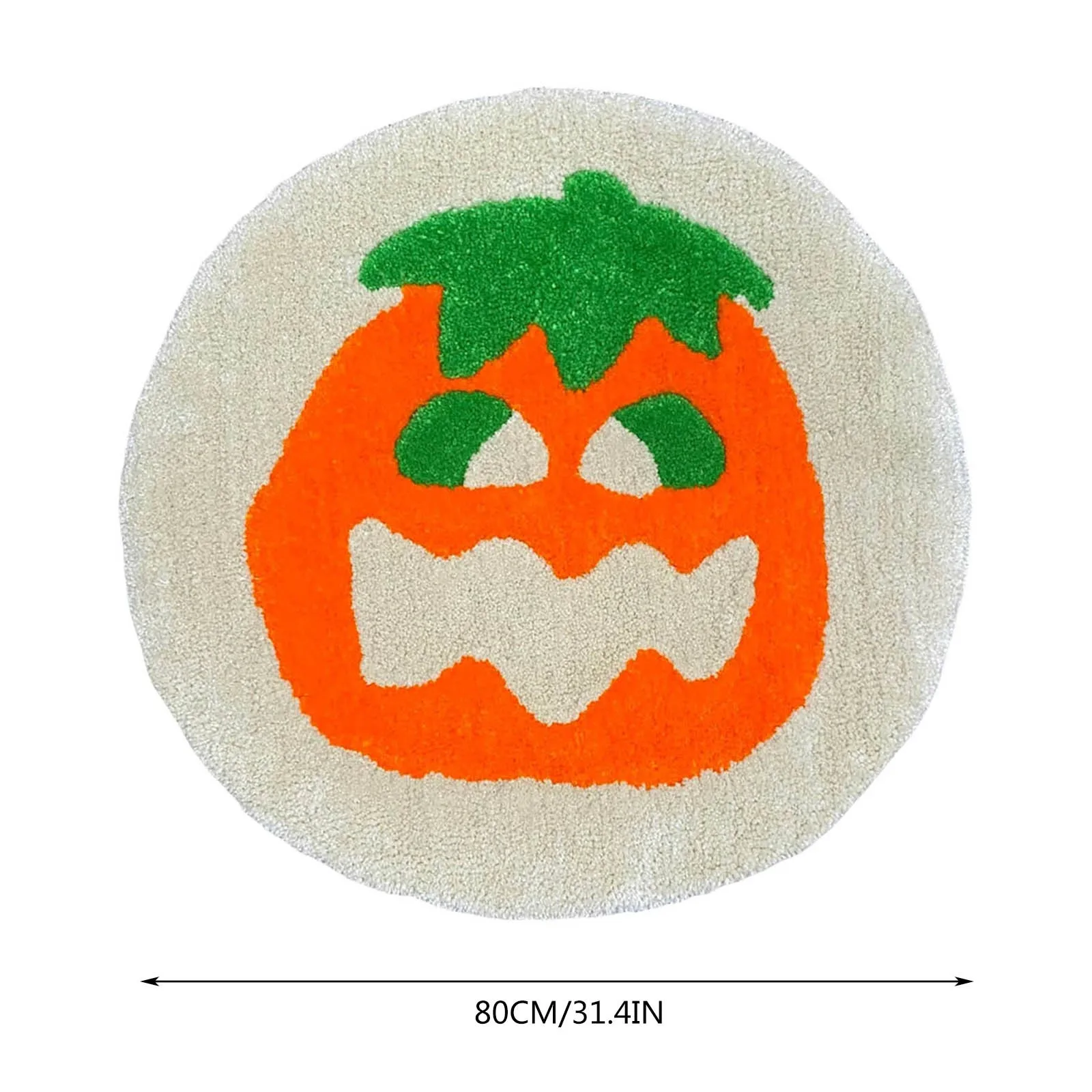 Halloween Cookie Pumpkin Doormat Decoration Decorative Pillow Home Realistic Food Snack Plushie Props DIY Gifts Party Supplies