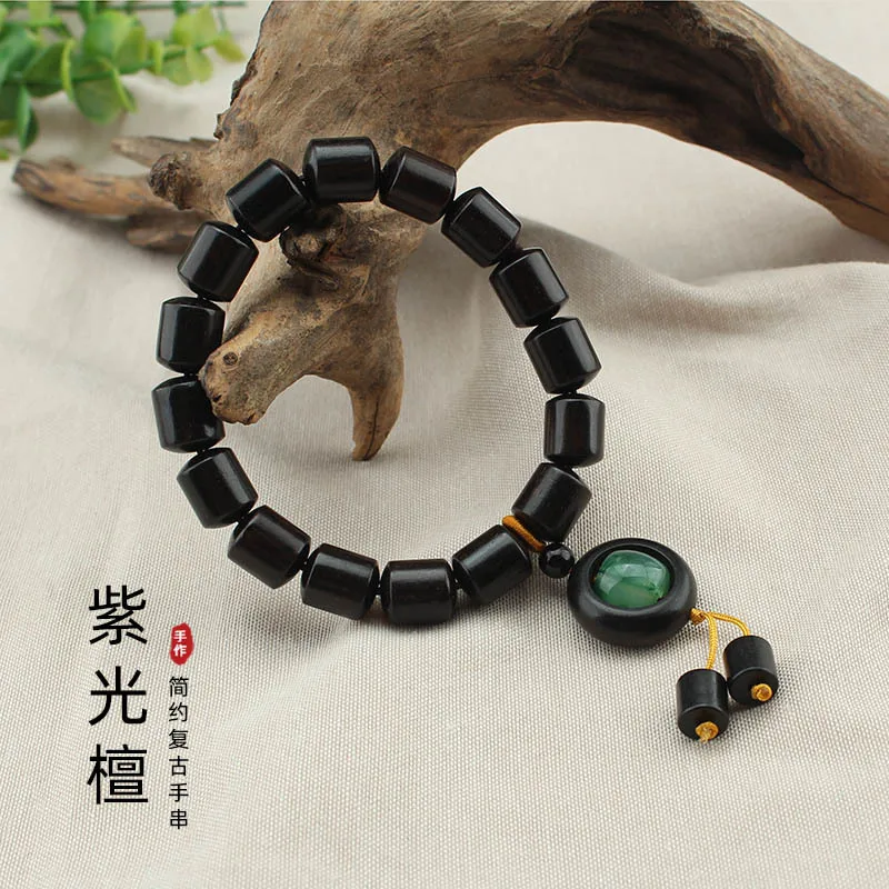 DIY accessories Factory direct sales creative ebony running ring bracelet personalized bucket beads men and women couple bracele