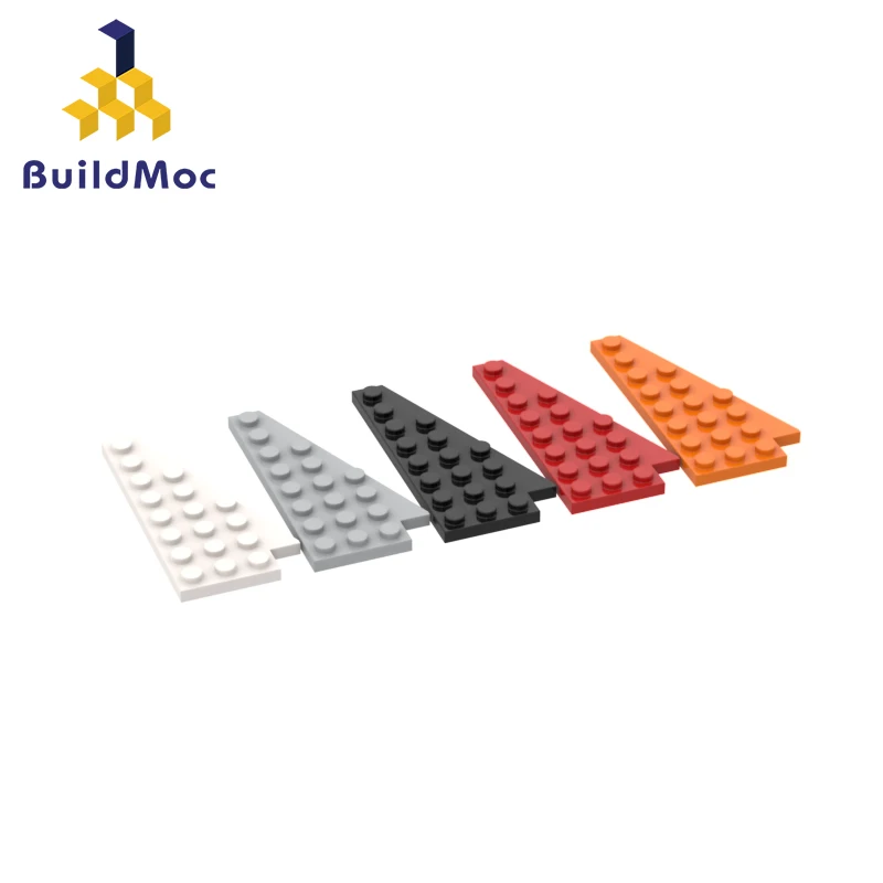 

BuildMoc 10PCS Assembles Particles 3934 4x8 / 23 ° Wedge Plate (Right) Bricks Building Blocks Replaceable Part Toys Children