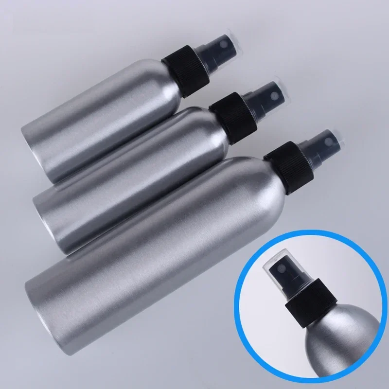 30/50/100/120/150/250ml Aluminum Spray Bottle Refillable Bottles Perfume Empty Container Travel Cosmetic Sprayer Atomizer Silver