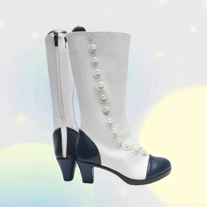 Anime Shoes Black Butler Ciel Phantomhive Cosplay Boots Halloween Costume Accessories Props Made