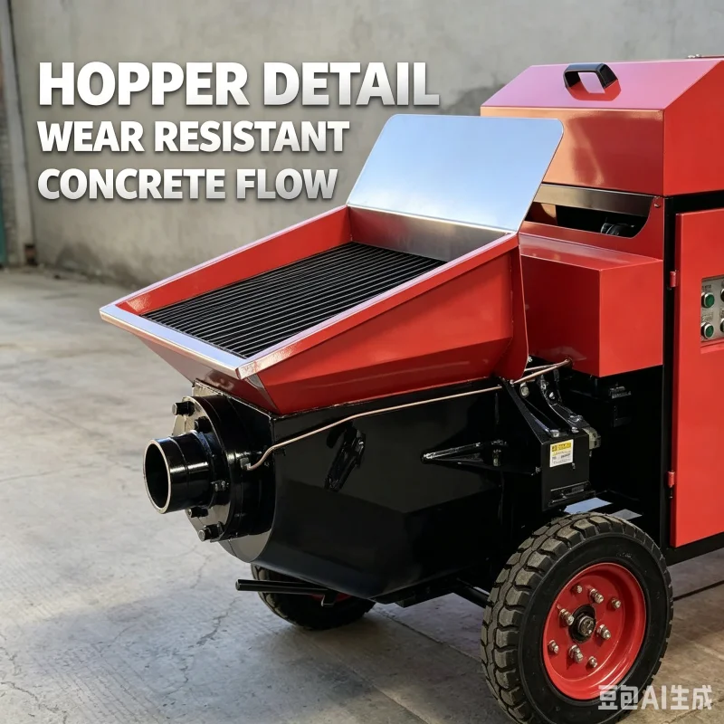 Municipal Infrastructure Enclosed Diesel Concrete Pump Offered By Professional Chinese Manufacturer For Building Contractors