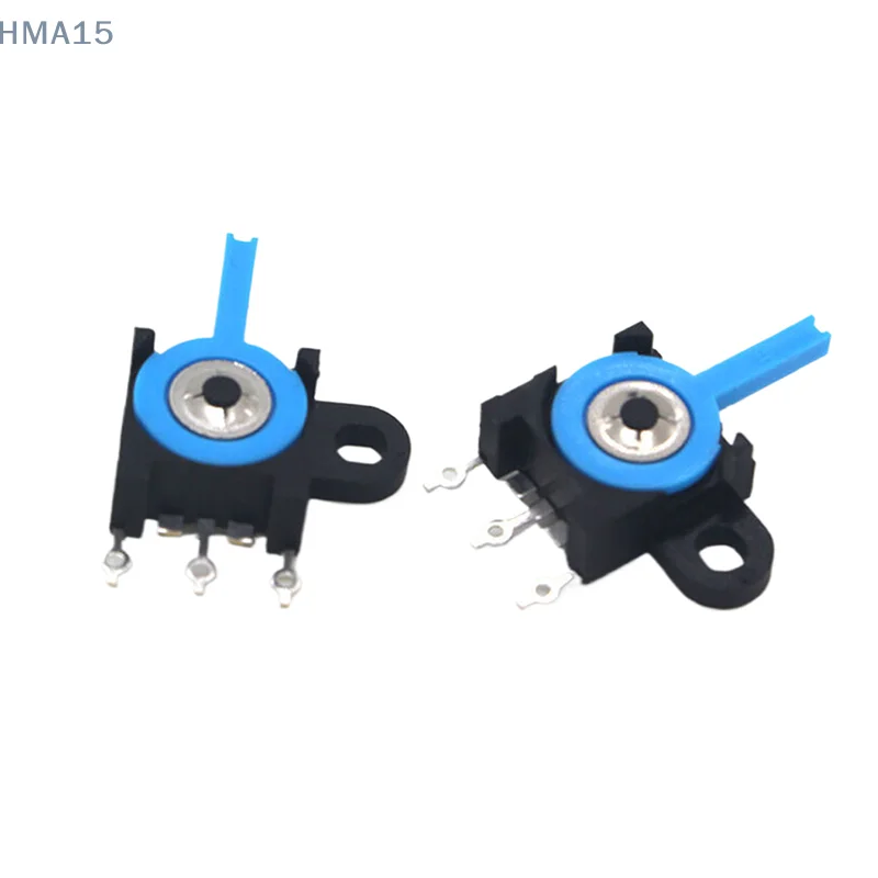 [EL] 10 قطعة مفتاح كشف ملحوم KFC-V-213 ثلاثة دبوس التصحيح الأذن واحدة مقبض أزرق إعادة تعيين مفتاح اهتزاز اليسار واليمين