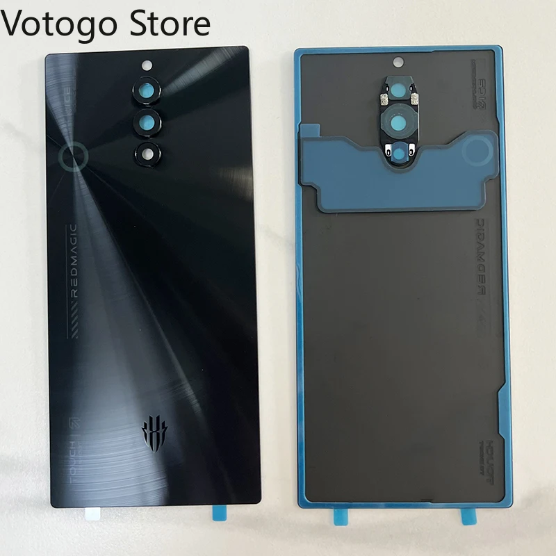 Origina Battery Housing For ZTE Nubia Red Magic 8S Pro 8S Pro+ Plus Back Cover Glass Lid Case Rear Door Shell Replacement