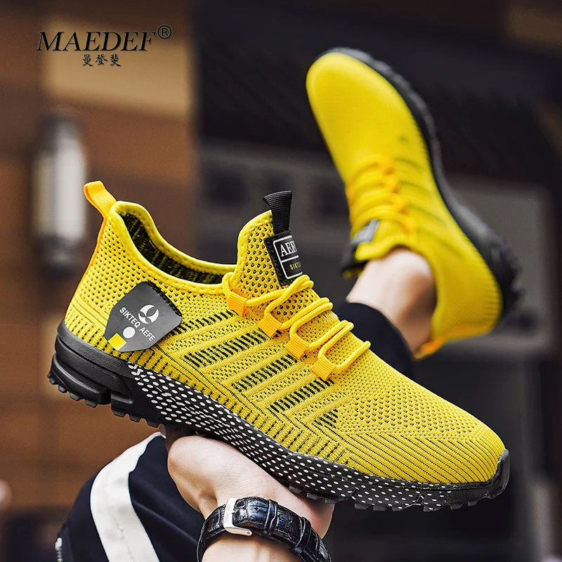 

Summer Shoes Men Sneakers Casual Mans Tenis Trainer Yellow Cheap with Big Size 47 Sport Lightweight Breathable Running Walking