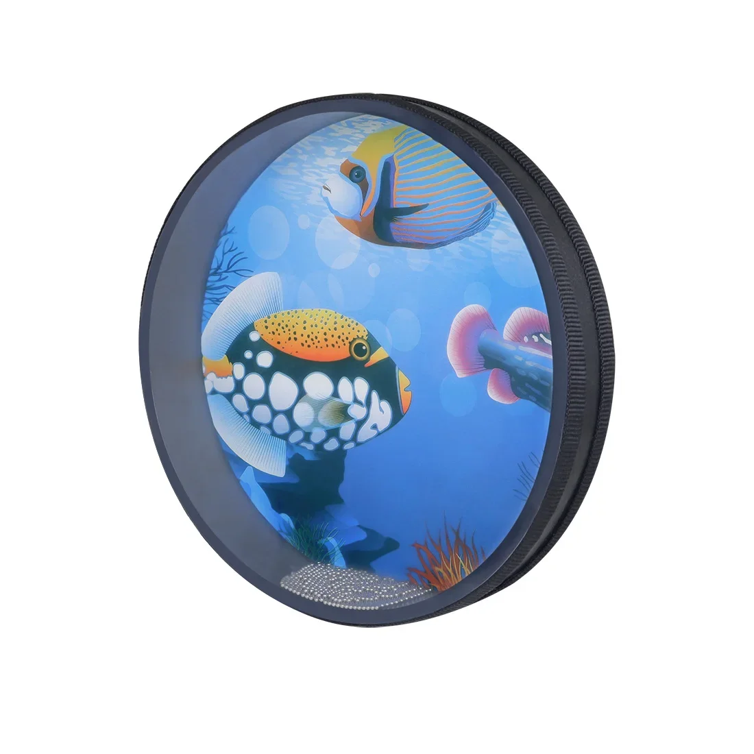 SLADE Orff Sea Wave Drum Tropical Fish Pattern Tambourine Ocean Music Sound Children Enlightenment Musical Toys Percussion Drums