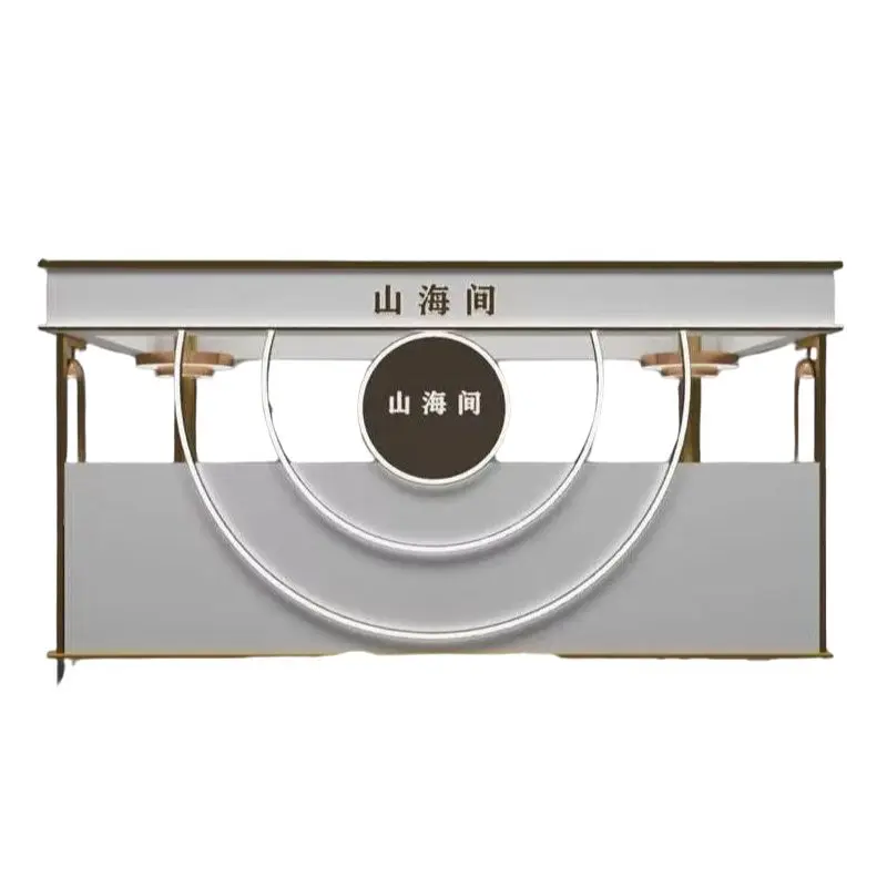 custom.Custom Design Diding High-end LED Multi-functional Jewelry Display Stand with Glass Counter Exhibition