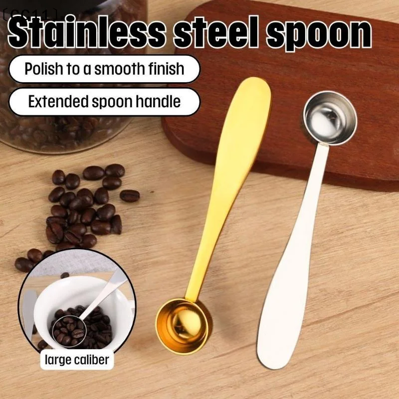 Coffee Tea Green - Matcha Spoon Metal Silver Gold Stainless