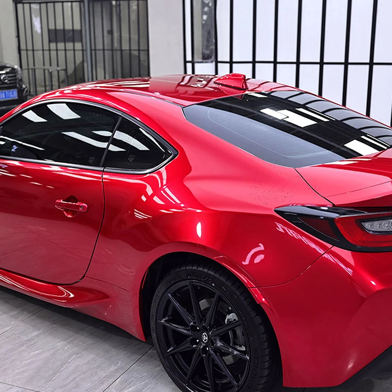 Glossy Self-healing TPU Soul Red Color 5 Years Warranty Anti-Yellowing Ppf Tpu Paint protection Film 7.5mil Tpu Ppf Colour Wrap