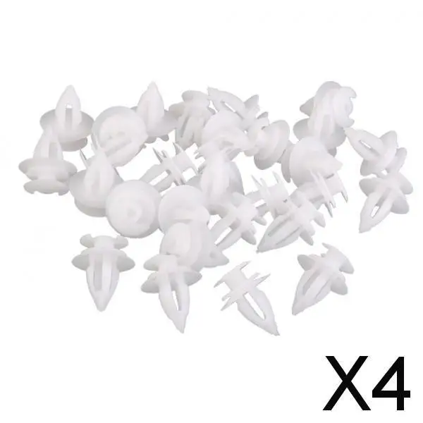 4-6pack Nylon Door Trim Panel Retainers Clips for E Series 51411973500 30Pcs