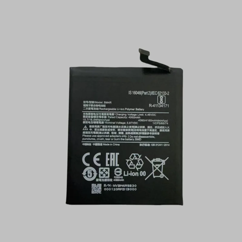 BM4R for Xiaomi Mi 10 Lite Zoom Phone Battery 0 Cycle High Quality Capacity Battery Replacement Bateria Grade A Cell with Tools