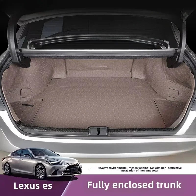 

Car Trunk Mats for Lexus ES200 300h 2018-2025 Leather Cargo Liner Waterproof Anti-Dirty Trunk Protector Car Interior Accessories