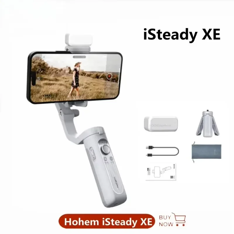 Brand For Hohem ISteady XE Smartphone Handheld Gimbal Stabilizer with Magnetic Fill Light Tripod Selfie Stick for