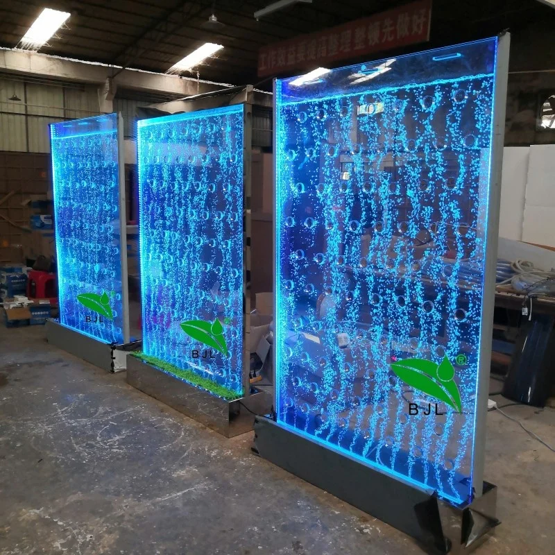 Customized. hotel restaurant project customized changing color LED light acrylic bubble panel wall