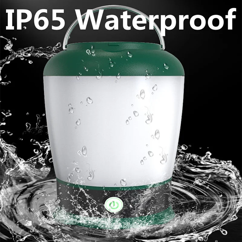 LED Camping Lamps 5V USB Rechargeable Portable Lanterns Waterproof Emergency Light Tent Hiking Repair Working Flashlight