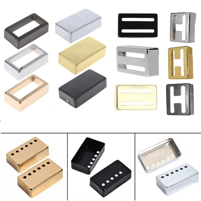 Electric Guitar Humbucker Pickup Covers 50 + 52mm Epiphone LP Style Electric Guitar Gold / Silver / Black Guitar Body Parts