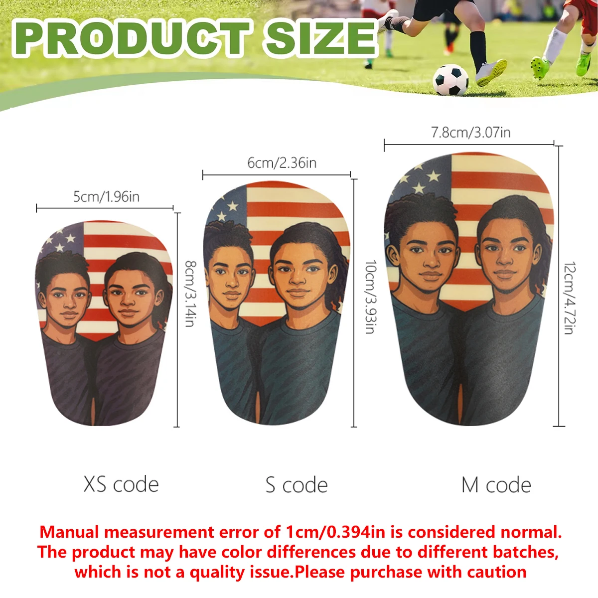 Professional small size football shin guard, mini master board, shin guard with football pattern, small shin guard