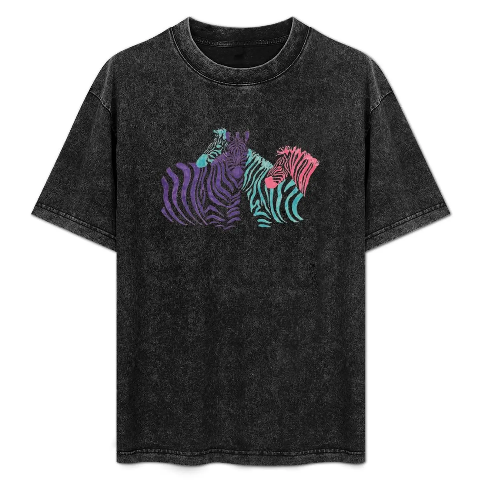 

psychedelic zebs T-Shirt Street Art Print Tee Shirt