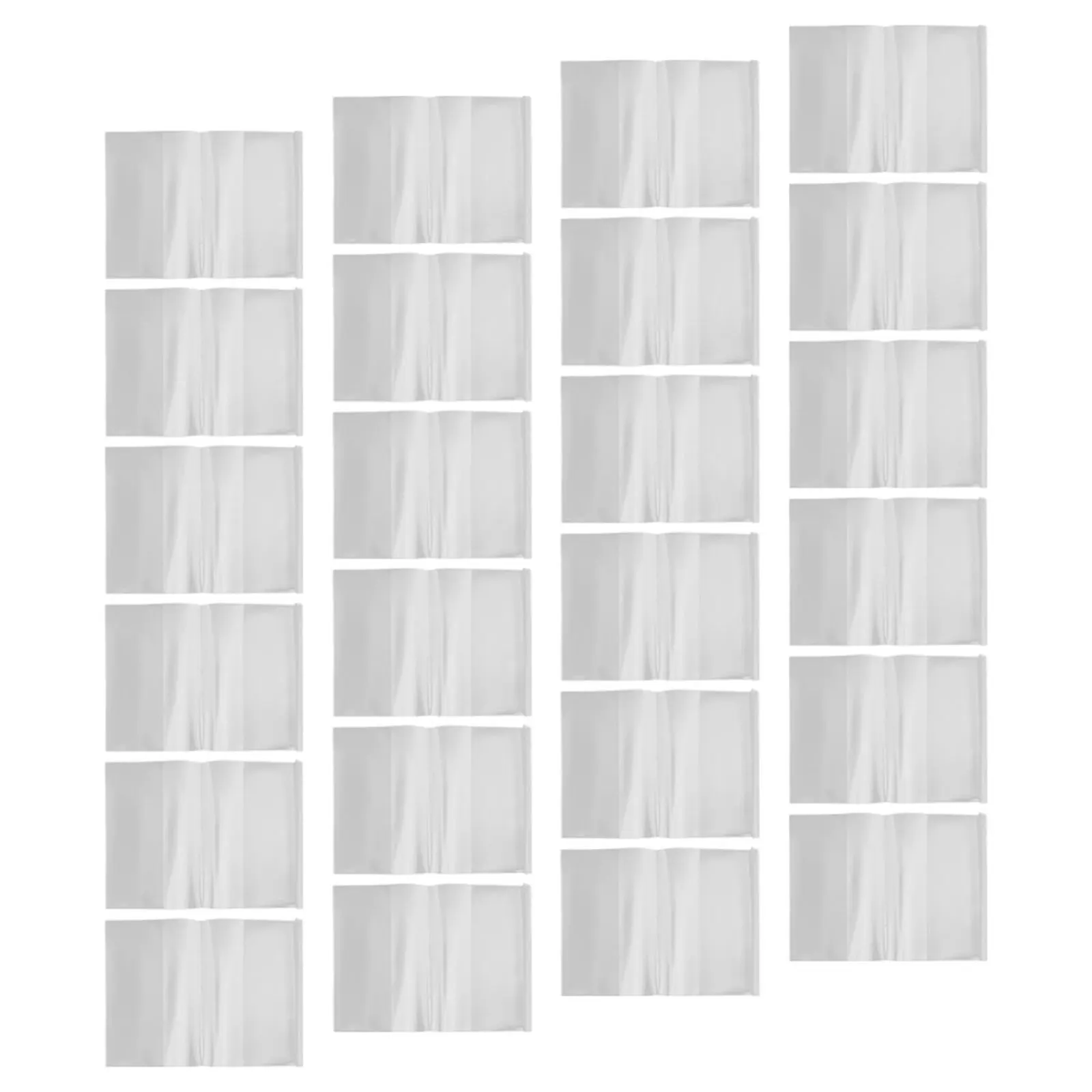 30 pezzi di copertina trasparente per libri di testo A4 impermeabile, giacca protettiva in plastica trasparente per quaderni, copertine per libri per la scuola