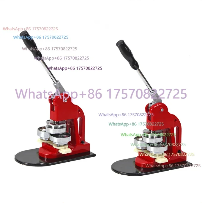 Tinplate Badge Machine Bar Making Machine Manual DIY Advertising Equipment Including Moulds