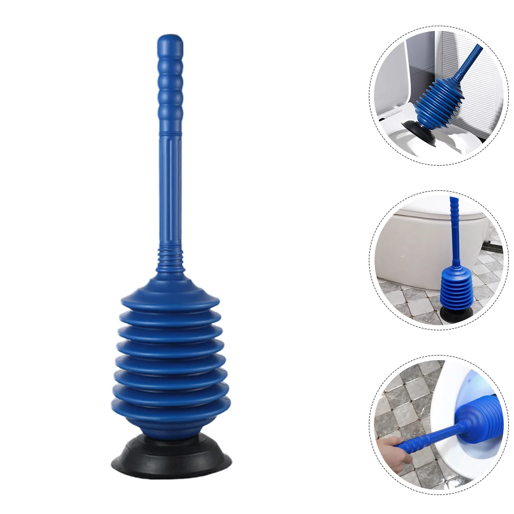 Unclog Toilet Vacuum Plunger Dredge Cleanser Water Heavy Duty Bathroom Home Skin