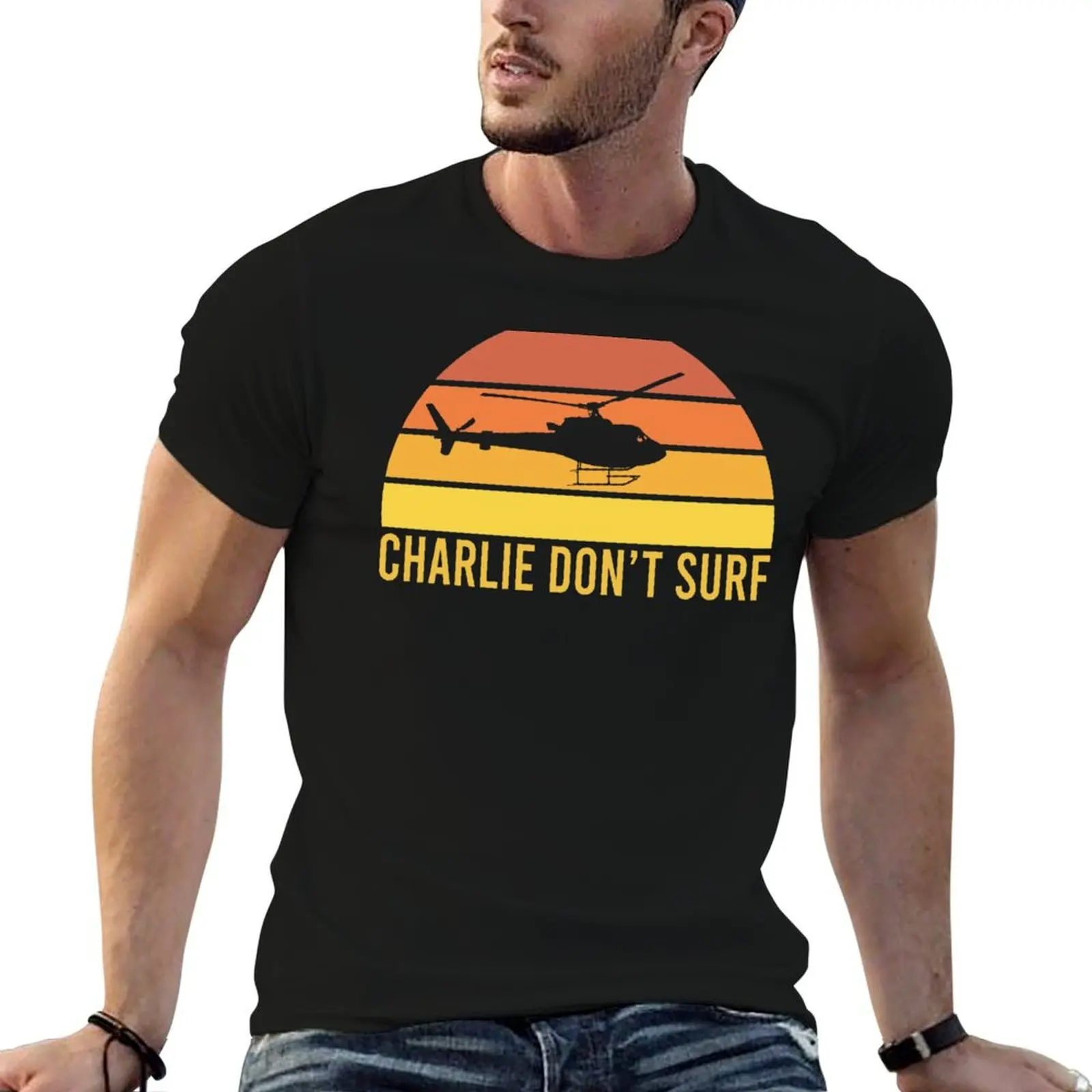 Charlie Don't Surf T-Shirt shirts graphic customs basketball graphic tees Short sleeve tee men