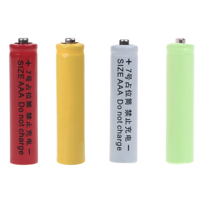 Y1UB Battery Placeholder 10440 LR03 AM4 AAA Fake Battery Setup for Shell Cylind