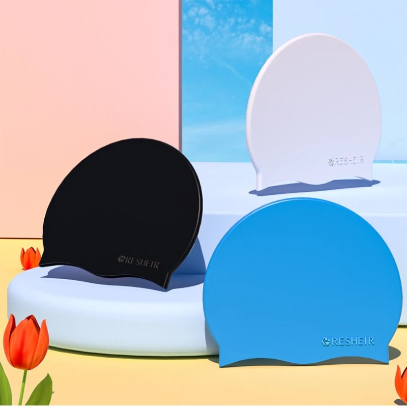 

Сплошной цвет, водонепроницаемые шапочки для плавания для мужчин и женщин, защита ушей, шапочка для плавания, профессиональная шапочка для плавания, аксессуары для плавания