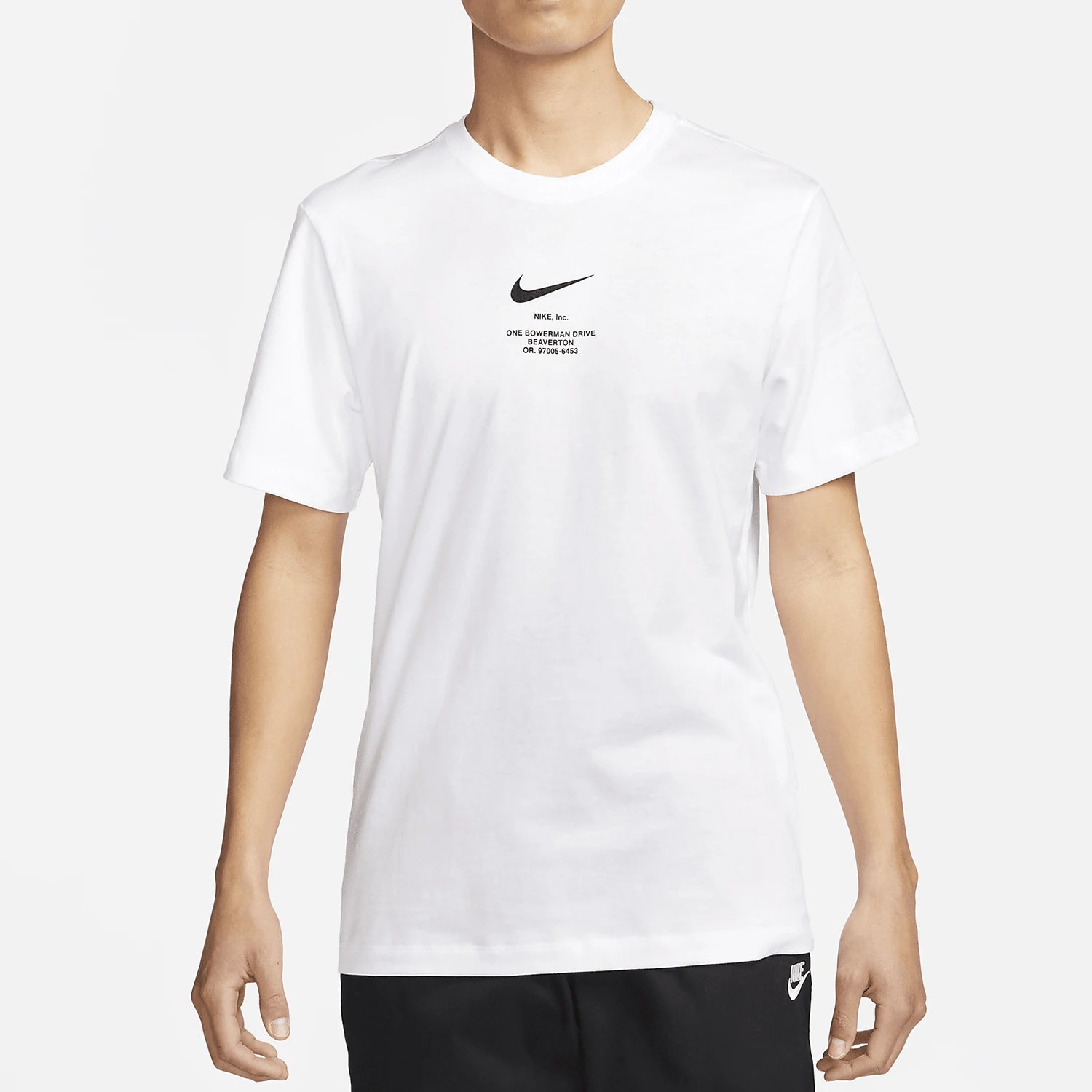 Nike Originals New Mens Retro Letter Loose Short Sleeve T-Shirt DZ2882-100