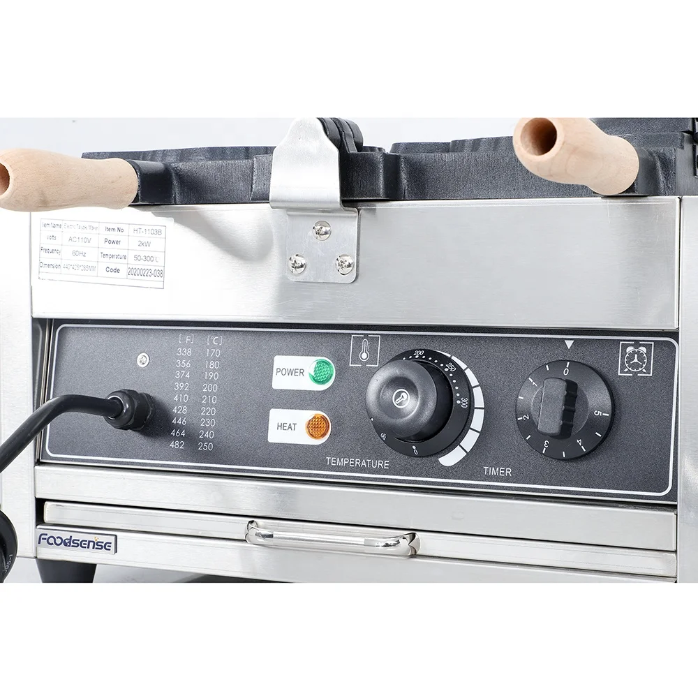 Rotary Shape Waffle Maker,electric Commercial Waffle Baker , Other Snack Machine