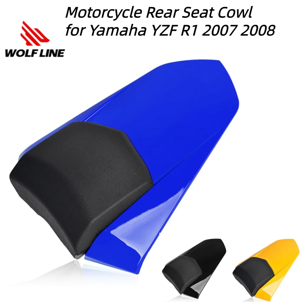 

Wolfline for Yamaha YZF Motorcycle Rear Seat Cowl Fairing Rear Passenger Seat Cover Hard Shape Moto Part for Yamaha R1 2007 2008