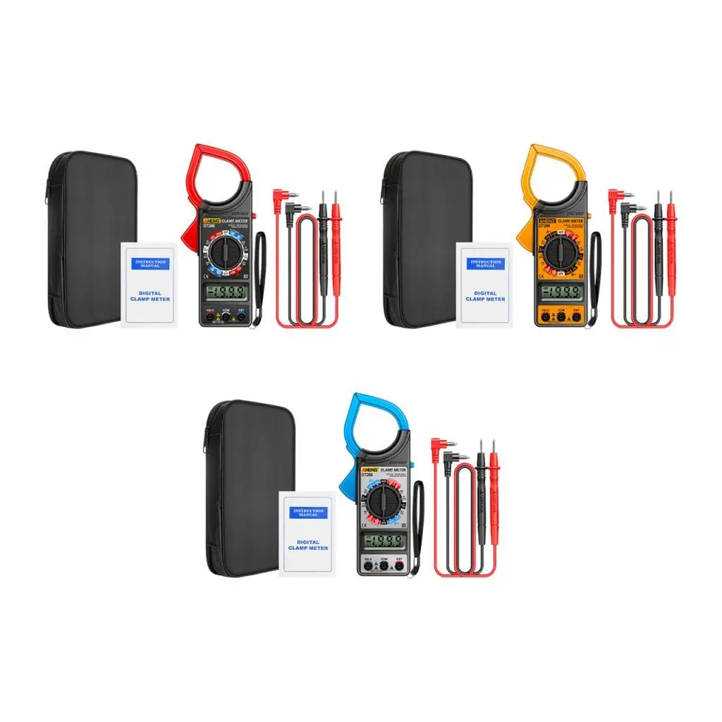 Digital Clamp Meter Handheld Current Meter Ncv,Resistance Auto Range Tester for Household Outlets Vehicles Fuses Troubleshooting