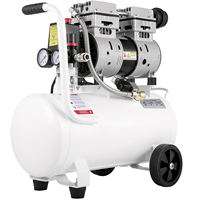 SucceBuy 25/60L Air Compressor 110V/240V Oil-Free Air Compressor 750W1 HP For Home Repair Tire Inflation Whisper Compressor