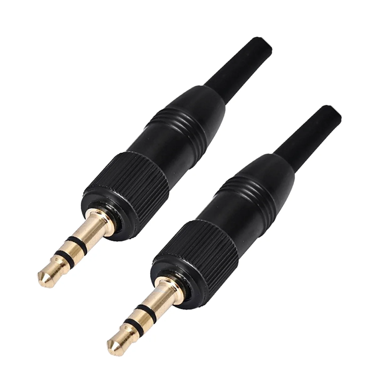 3.5 mm 1/8Inch Stereo Screw Audio Lock Connector for Sennheiser Microphone Spare Plug Adapter Plug Connector