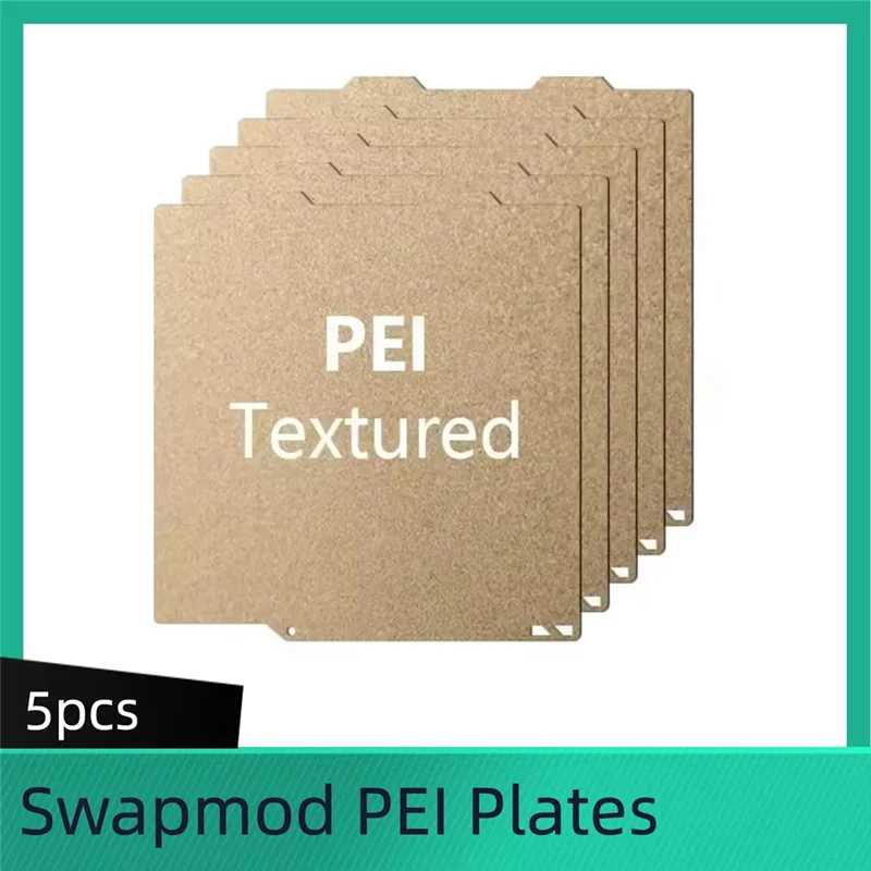 

ABJN-For Bamboo Lab A1 Mini Series 5Pcs 3D Printing Spring Steel Pei Plate Printing Panel 184X184x0.6Mm Accurate Efficient