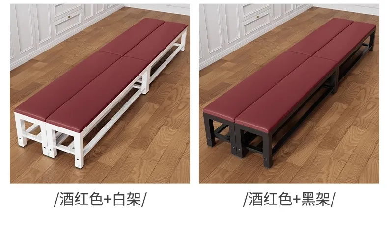 Bench Soft Bag Shopping Mall Rest Gym Restaurant Training Bench Bedside Bathroom Dressing Room Shoe Change Bench