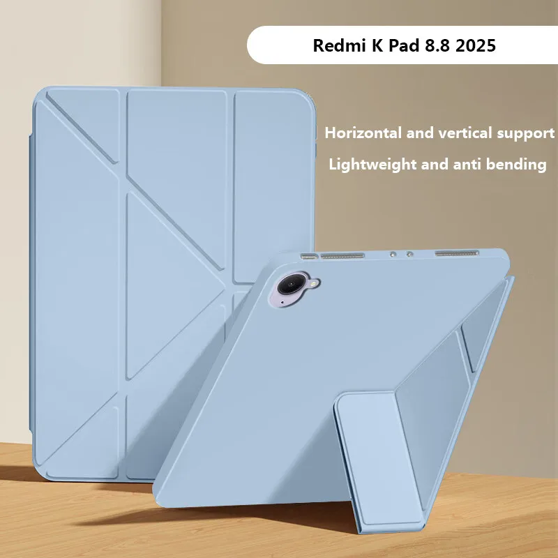 

Кожаный чехол для Redmi K Pad 8,8 Pad 2 11 2025 SE 11 8,7 Pad10.61 Pro 12.1 Xiaomi Pad 7 6 5 Pro Poco Pad12.1 Многоскладной чехол