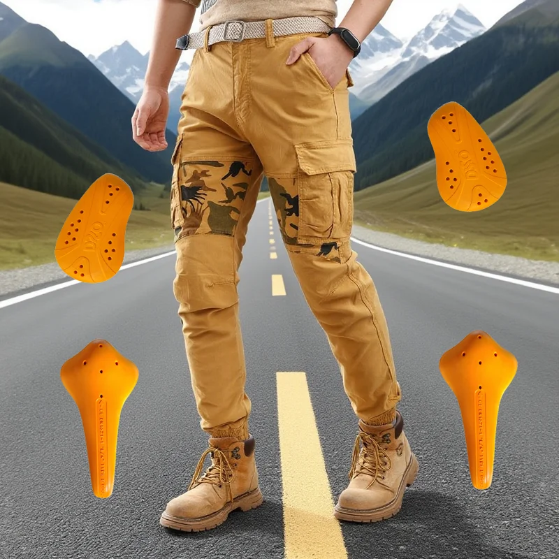 

Motorcycle Anti-Fall Work Pants Motorcycle Protective Work Pants with Anti-Slip Design Motorcycle ridingpants