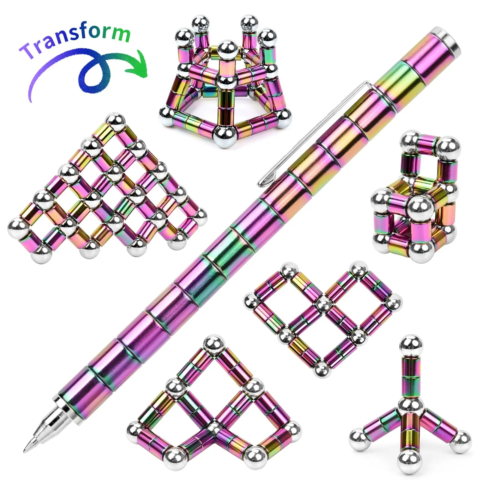 Fingertip pens for teenagers to relieve stress, magnetic stress relief toys, innovative magnetic pen fingertip gadgets